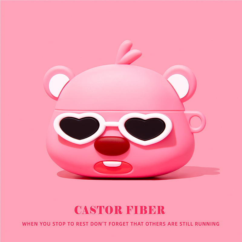 Loopy小海狸AirPods耳機保護殼-CASEZONE