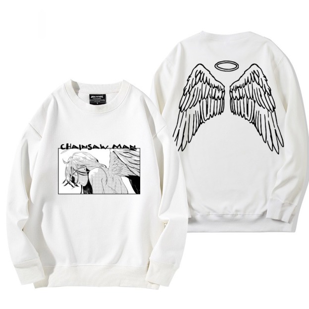 鏈鋸人 秋冬新款 親子情侶裝圓領長袖