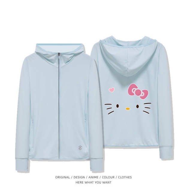 凱蒂貓 Hello Kitty 夏季通勤冰絲速乾涼感防曬外套