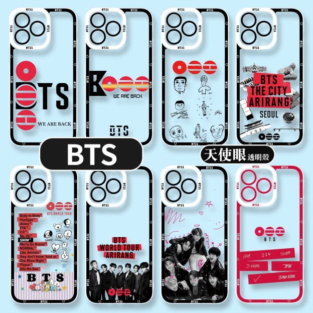BTS防彈少年團 天使眼透明手機殼