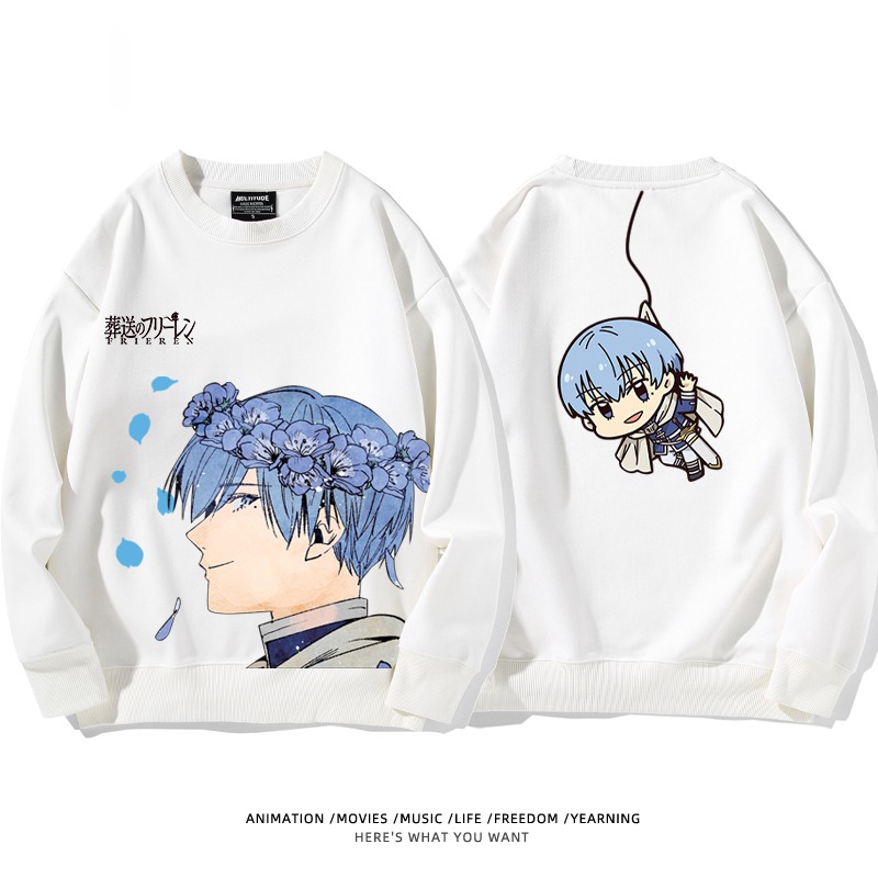 葬送的芙莉蓮 秋冬新款 親子情侶裝圓領長袖