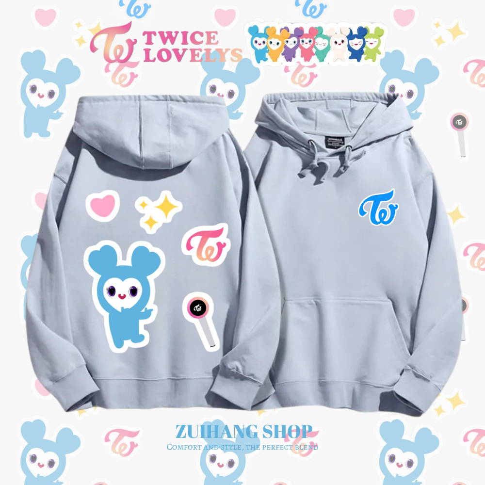 Twicelovely新款 親子情侶男女款連帽衛衣-CASEZONE