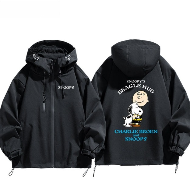 史努比Snoopy周邊 男女同款秋冬衝鋒衣