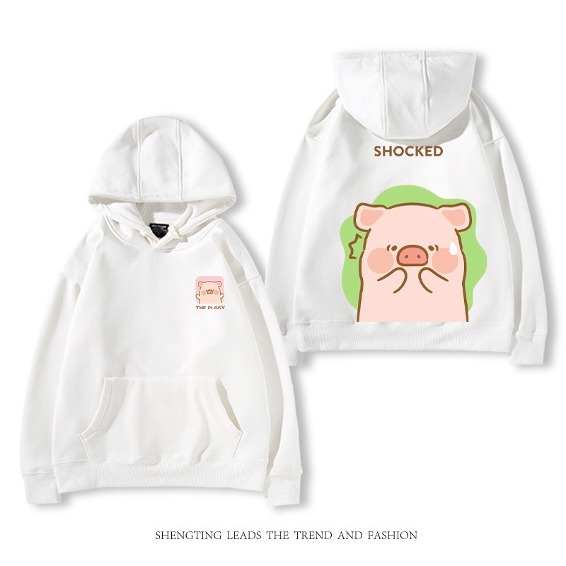罐頭豬LULU 2025秋冬新款 親子情侶裝連帽衛衣