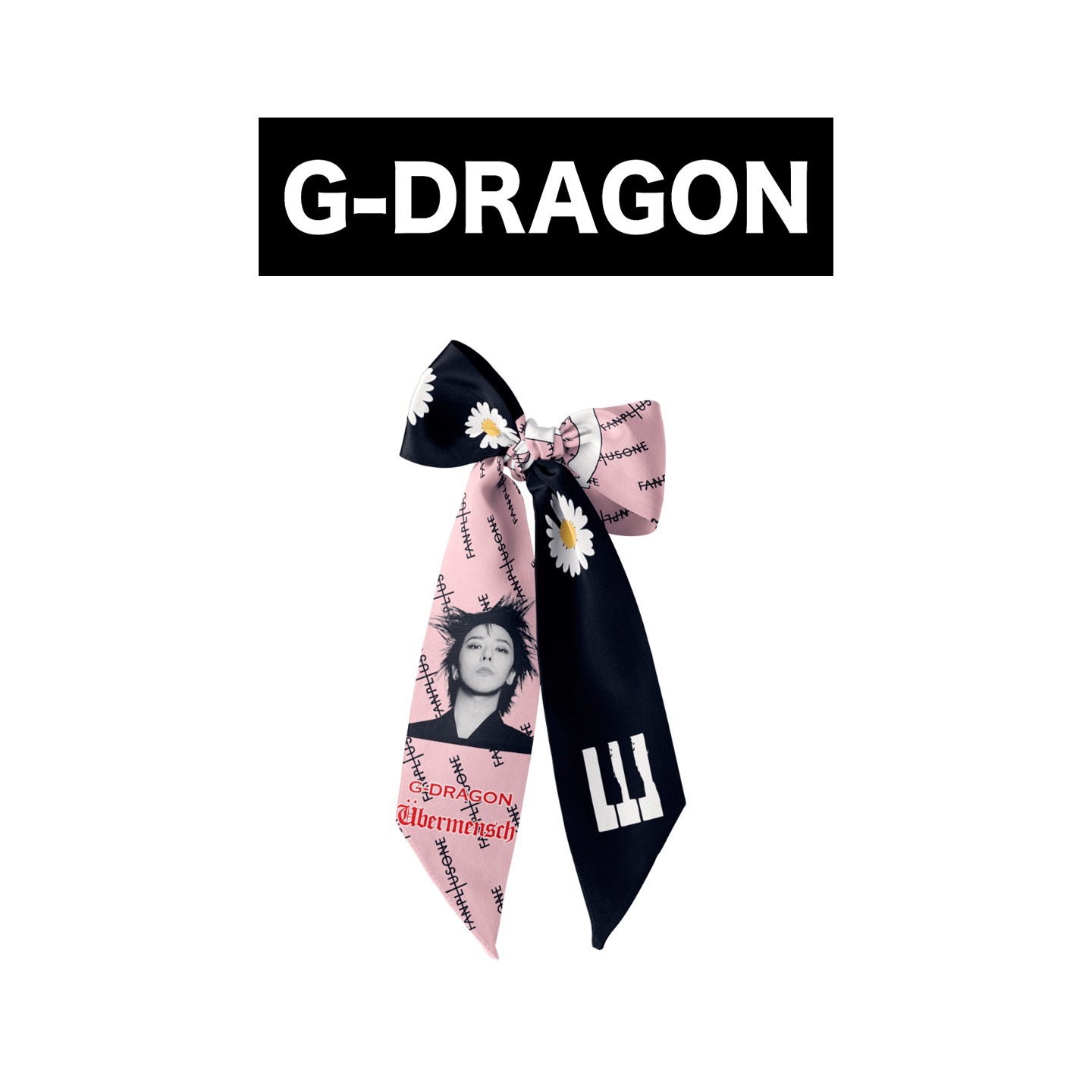 權志龍 GD 原創定製 演唱會概念應援方巾絲巾