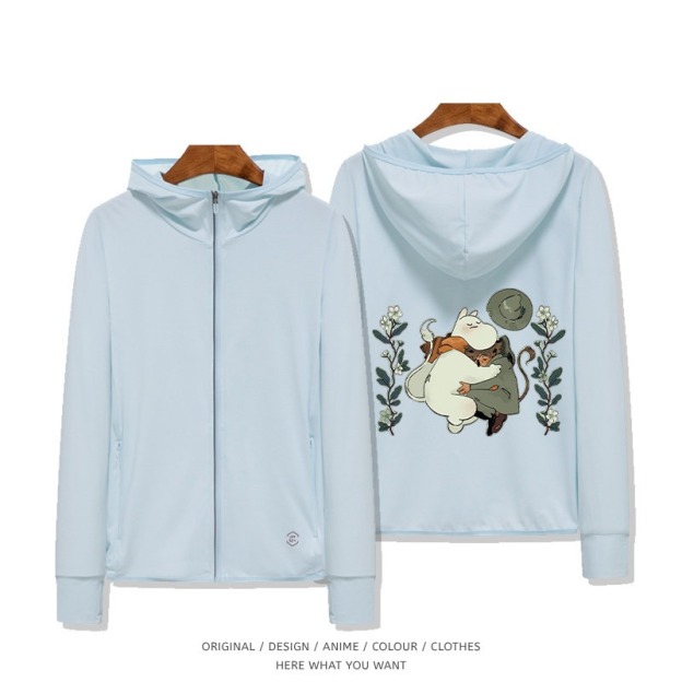 Moomin 嚕嚕米 夏季通勤冰絲速乾涼感防曬外套