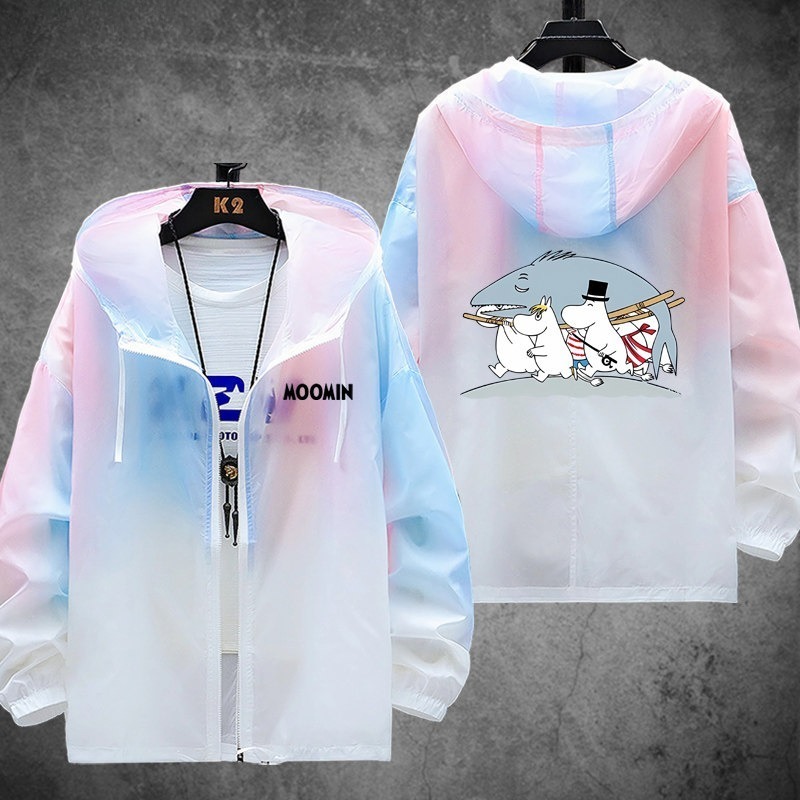 姆明一族Moomins 輕薄透氣漸變防曬衣外套