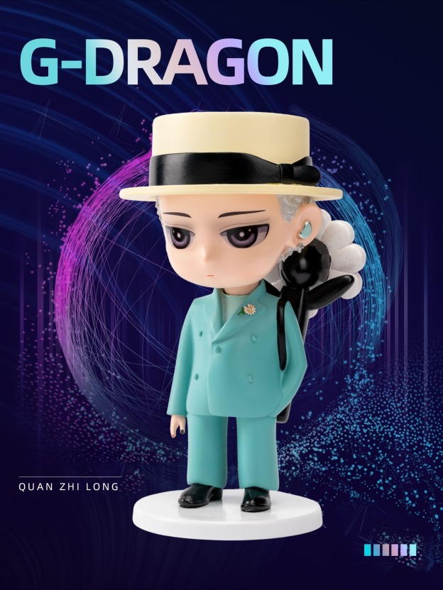 致敬 權志龍 GD G-Dragon 2025舞台藍色西裝-CASEZONE