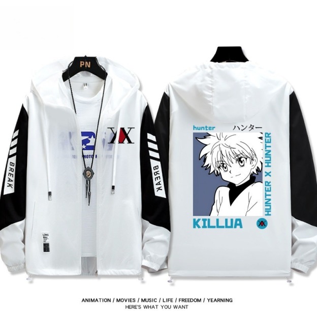 全職獵人 輕薄透氣拉鏈防曬衣外套