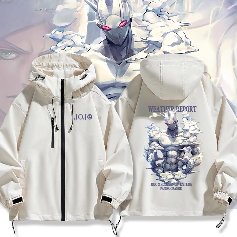 JOJO的奇妙冒險多明尼克普奇替身天氣預報周邊 男女同款秋冬衝鋒衣