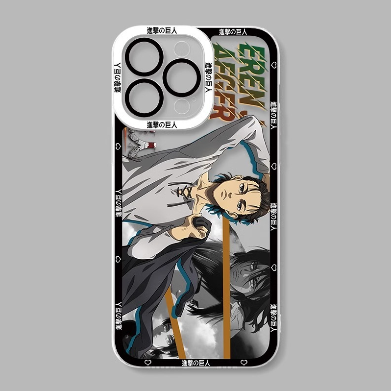 進擊的巨人透明防摔軟殼-CASEZONE