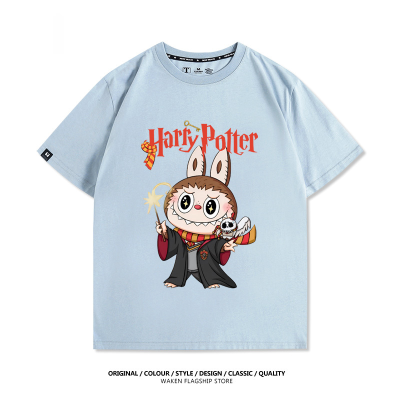LabubuX哈利波特 印花短袖T恤-CASEZONE
