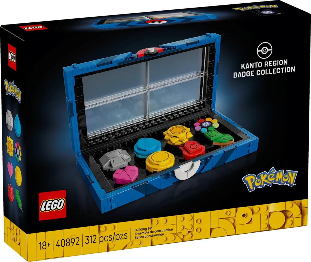 LEGO 寶可夢 Pokémon 40892 關都地區徽章收藏盒