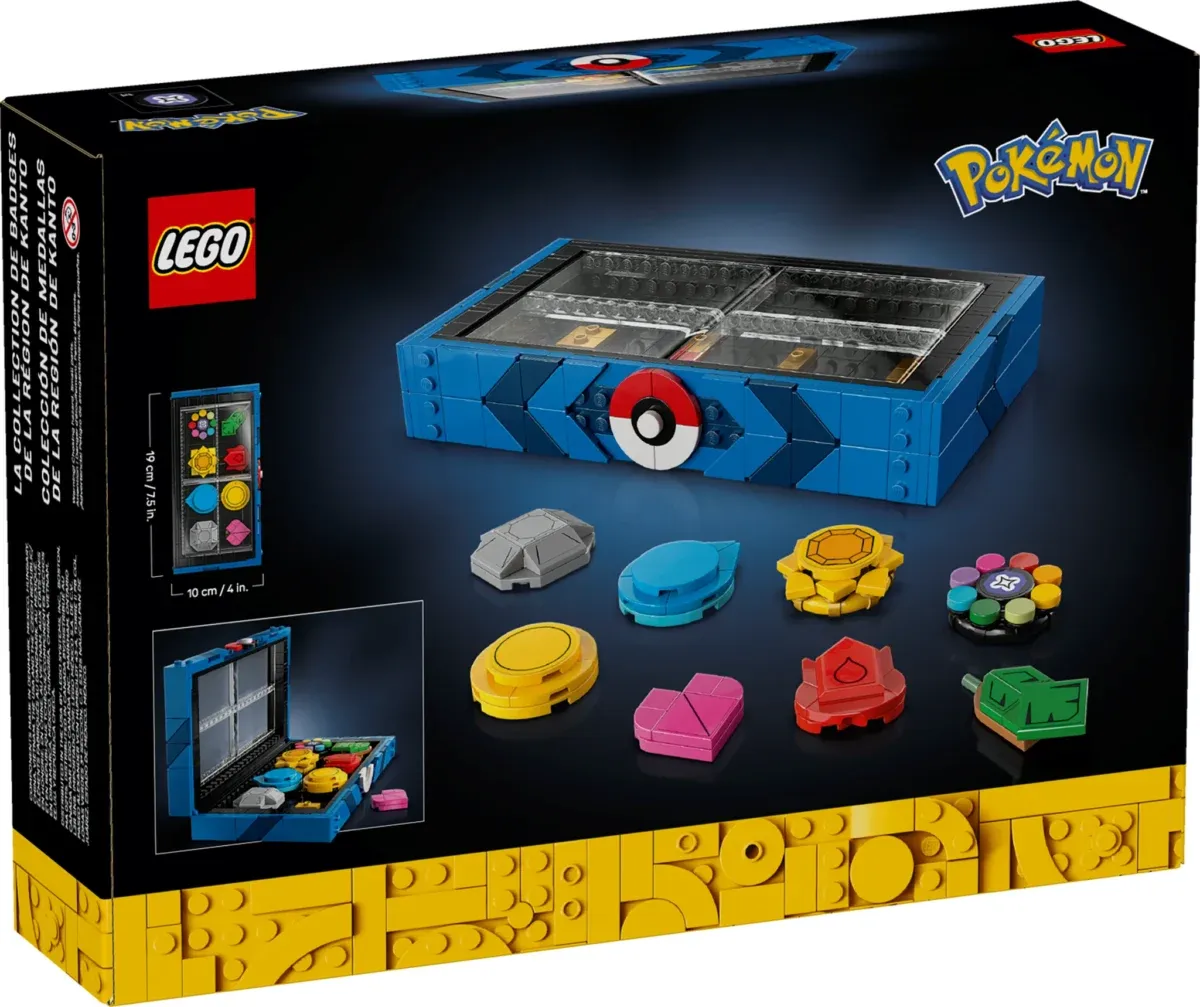 LEGO 寶可夢 Pokémon 40892 關都地區徽章收藏盒