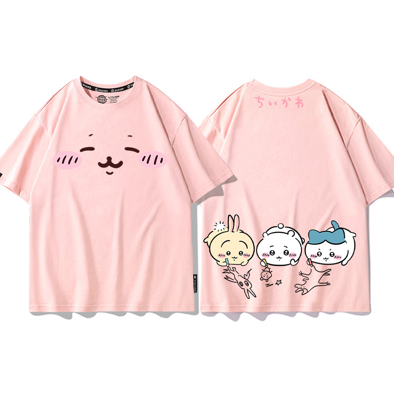 Chiikawa 2024親子情侶男女同款 T恤-CASEZONE