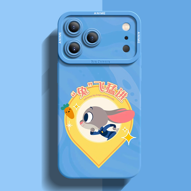 動物方城市液態矽膠全包防摔軟殼