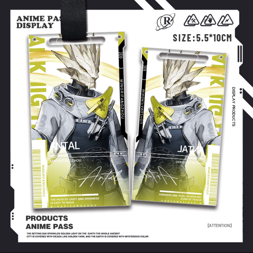 明日方舟終末地亞克力通行證掛飾