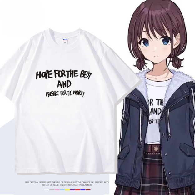 GIRLS BAND CRY哭泣少女樂隊井芹仁菜 安和昴同款印花短袖T恤-CASEZONE