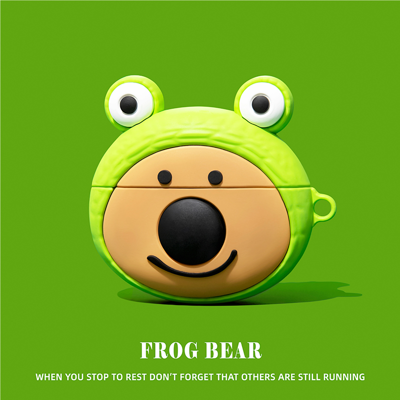 可愛小動物AirPods耳機保護殼-CASEZONE