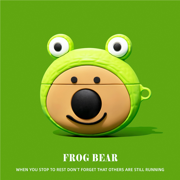 可愛小動物AirPods耳機保護殼-CASEZONE