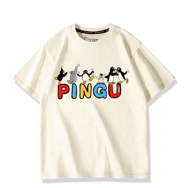 Pingu企鵝家族周邊 印花短袖T恤
