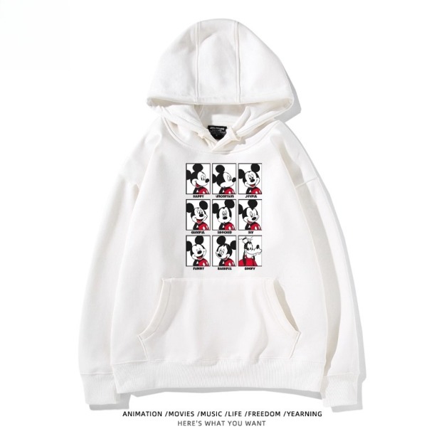 米老鼠米奇米妮 聯名衛衣2025秋冬新款親子情侶裝連帽衛衣