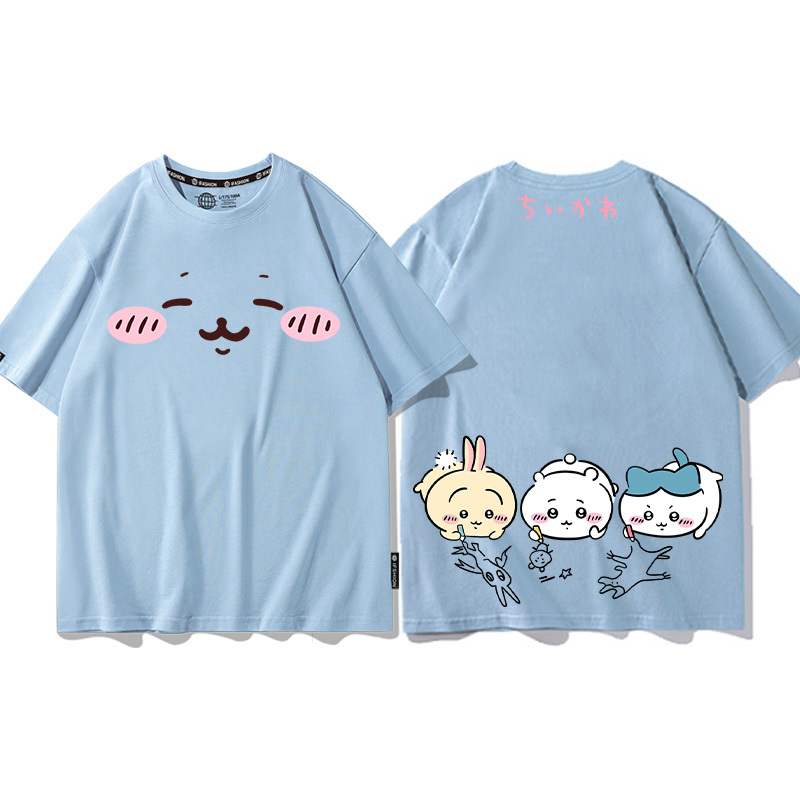 Chiikawa 2024親子情侶男女同款 T恤-CASEZONE