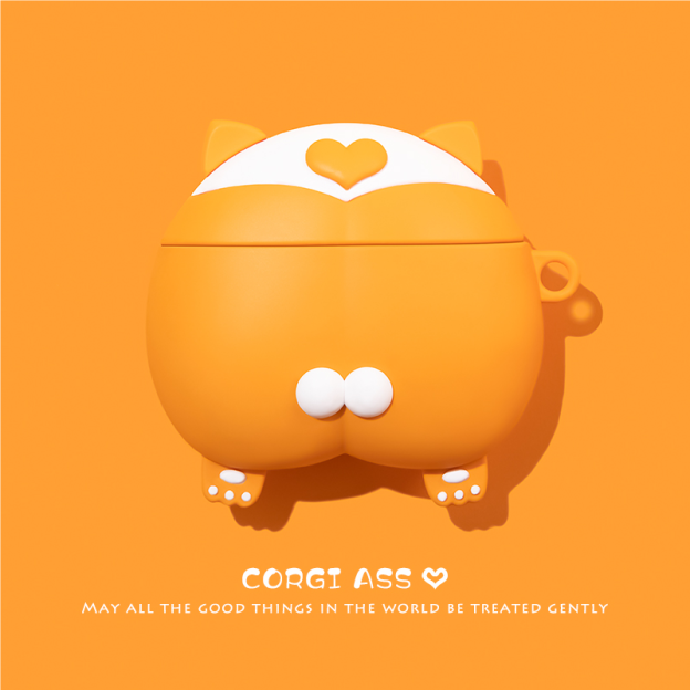 可愛小動物AirPods耳機保護殼-CASEZONE