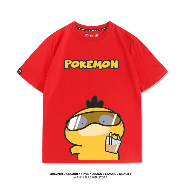 精靈寶可夢 啵啵奶茶 印花短袖T恤-CASEZONE