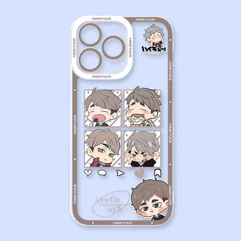 排球少年天使眼透明防摔軟殼