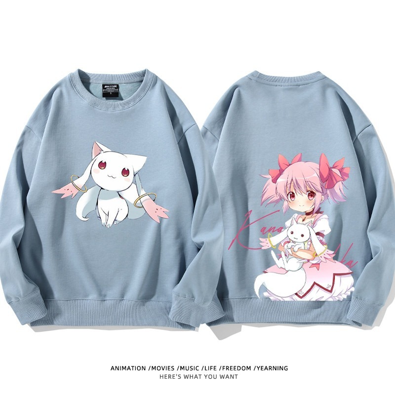魔法少女小圓聯名親子情侶裝 圓領長袖