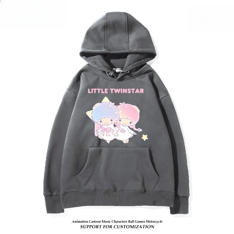 雙子星little twinstars新款 親子情侶男女連帽衛衣