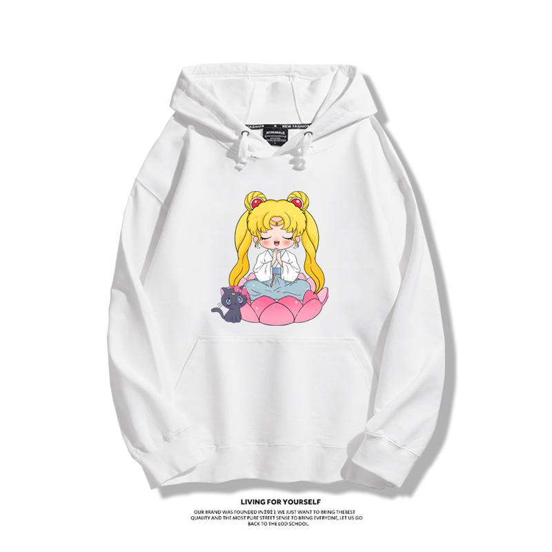 美少女戰士新款 親子情侶男女款連帽衛衣-CASEZONE