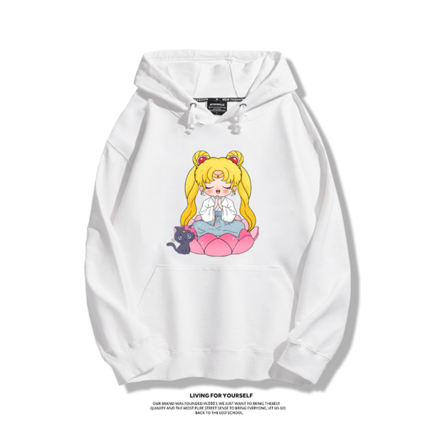 美少女戰士新款 親子情侶男女款連帽衛衣-CASEZONE