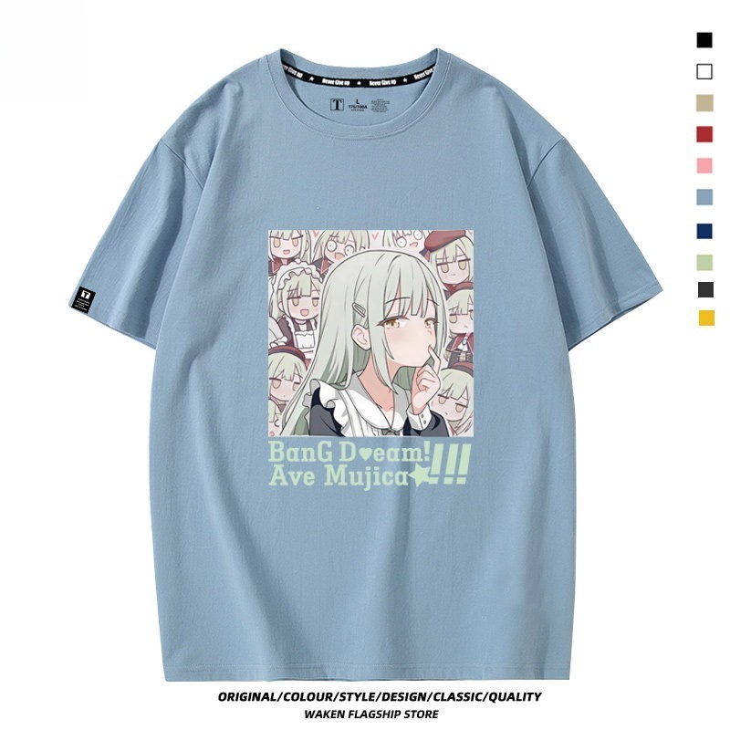 BanG Dream! Ave Mujica 印花短袖T恤