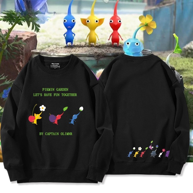 皮克敏PIKMIN4聯名男女同款情侶親子 圓領長袖