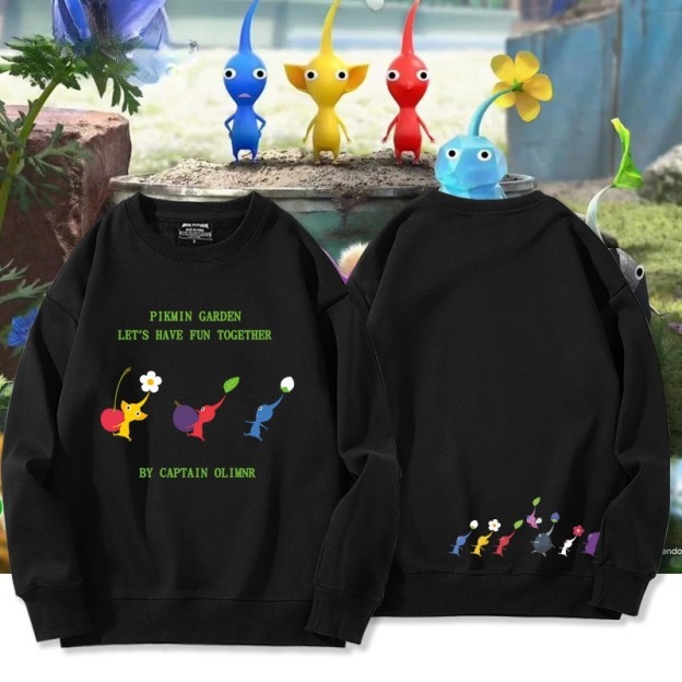 皮克敏PIKMIN4聯名男女同款情侶親子 圓領長袖