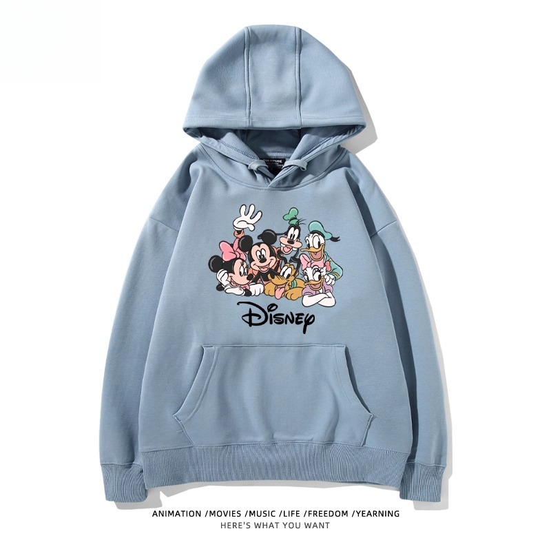 米老鼠米奇米妮 聯名衛衣2025秋冬新款親子情侶裝連帽衛衣