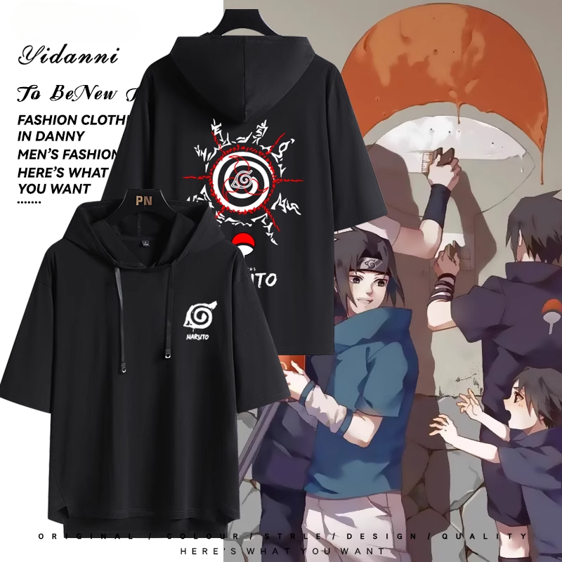 火影忍者 連帽短袖T恤-CASEZONE