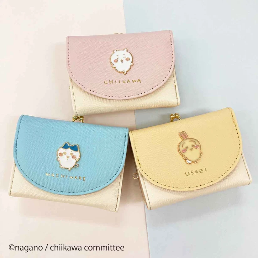 吉伊卡哇 Chiikawa 徽章扣錢包