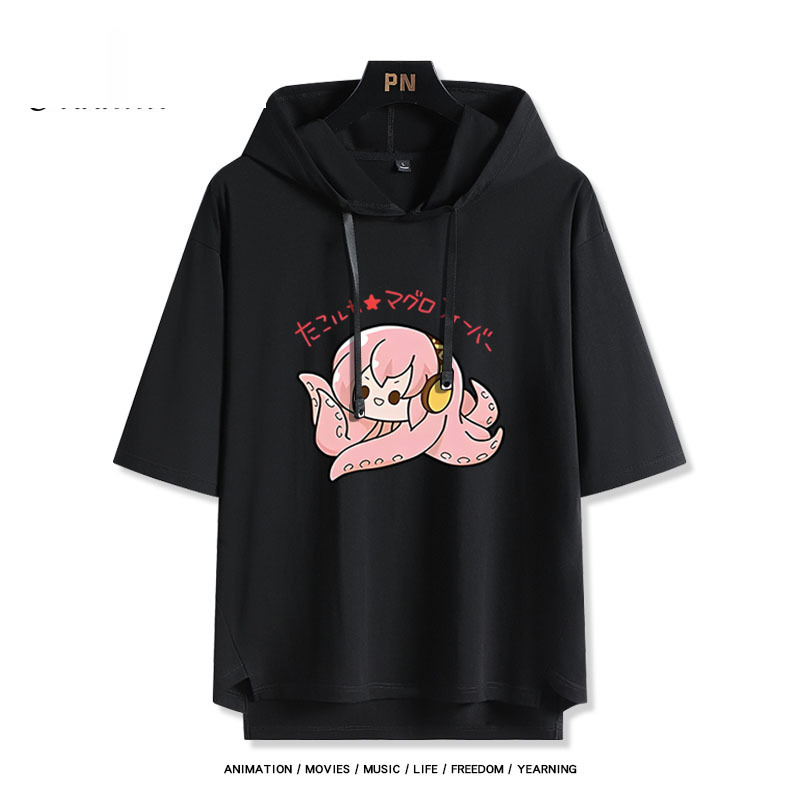 巡音流歌 連帽短袖T恤-CASEZONE