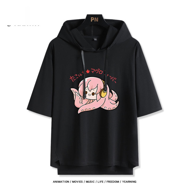 巡音流歌 連帽短袖T恤-CASEZONE