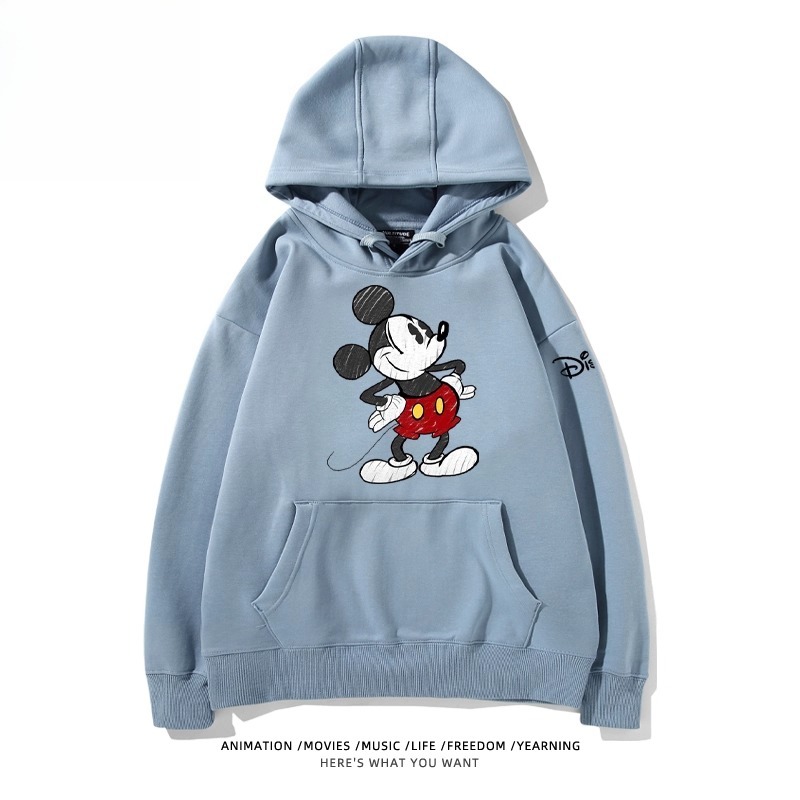 米老鼠米奇米妮 聯名衛衣2025秋冬新款親子情侶裝連帽衛衣