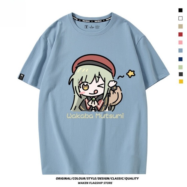 BanG Dream! Ave Mujica 印花短袖T恤