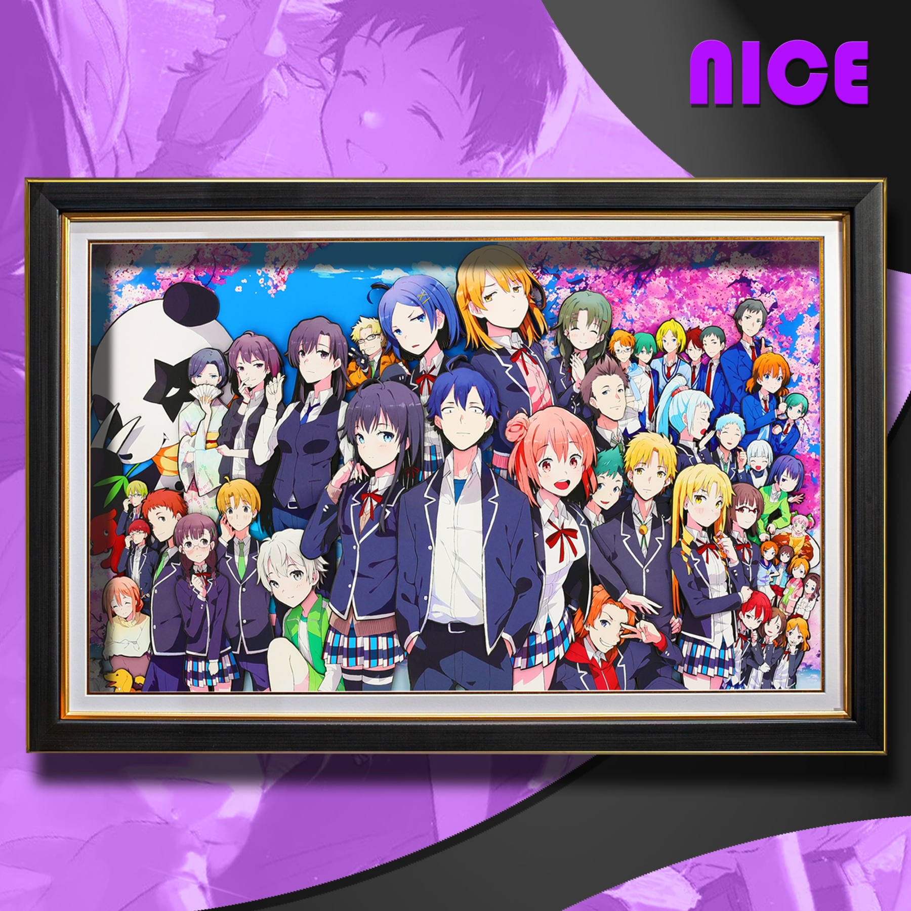 我的青春戀愛物語 3D立體畫-CASEZONE