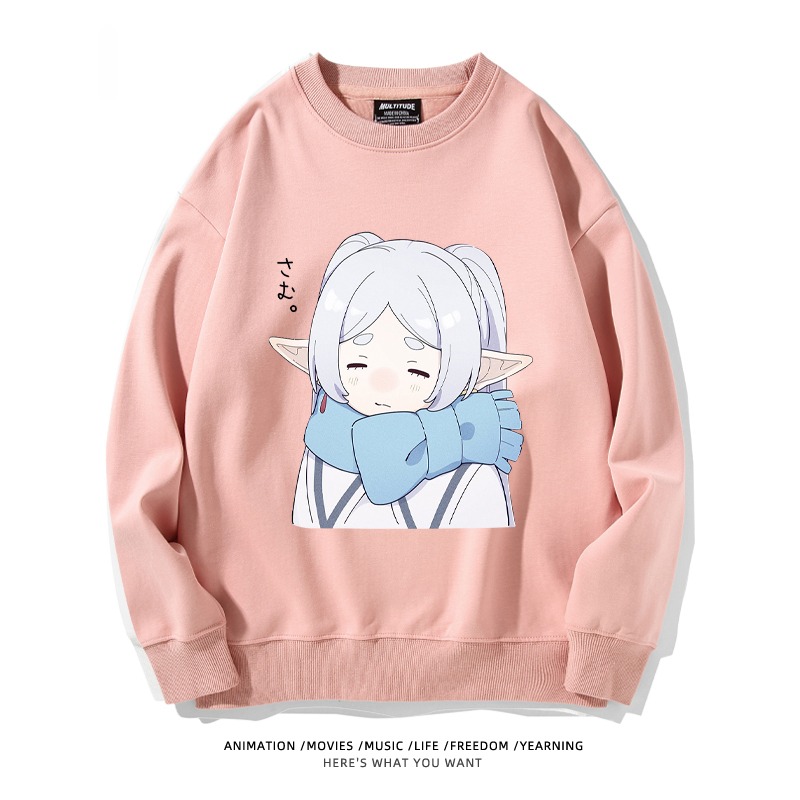 葬送的芙莉蓮 秋冬新款 親子情侶裝圓領長袖