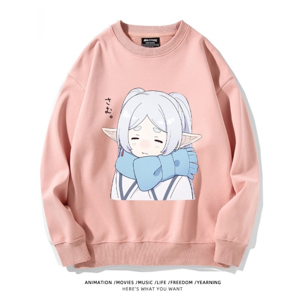 葬送的芙莉蓮 秋冬新款 親子情侶裝圓領長袖