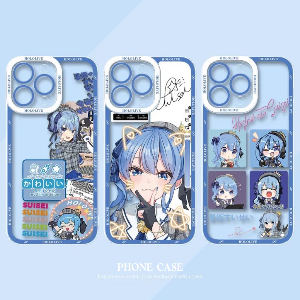 Hololive虛擬主播天使眼透明防摔軟殼