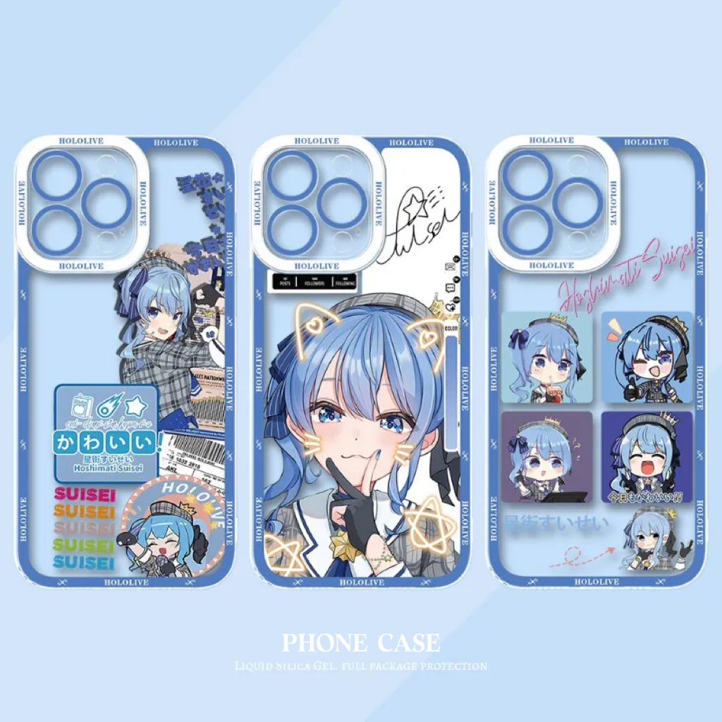 Hololive虛擬主播天使眼透明防摔軟殼