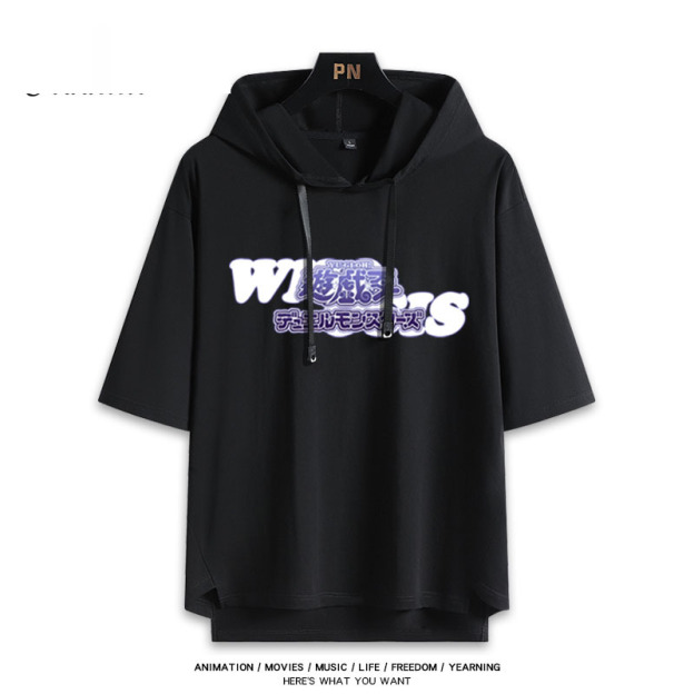 遊戲王 武藤遊戲 連帽短袖T恤-CASEZONE